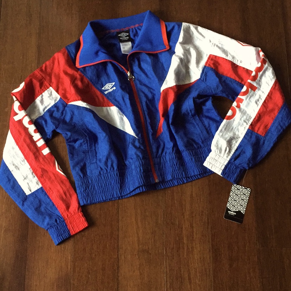 NWT Umbro Premier Windbreaker Jacket